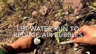 Drinking River Water (Platypus Water Filter) Elk Hunt 2018