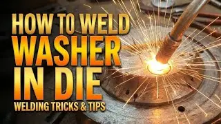 How to weld #washer in #die #repair #migwelding !! 