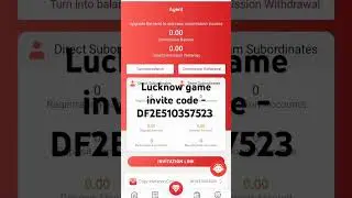 Lucknow game invite code | Lucknow game recommendation code | Lucknow game referral code