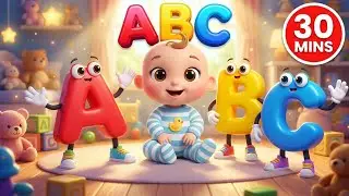 ABC Song 30 Minutes | A to Z Alphabet Learning for Kids & Toddlers | Preschool ABC Video