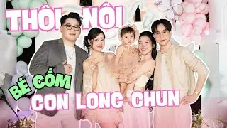 VLOG 24 | Mừng thôi nôi bé Cốm của ba Long Chun | GON PINK