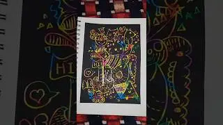✍️Scratch Paper Book Doodling🔥Be Creative | #shorts​ #doodle​ #creative​ #viral​ #scratch​ #trending