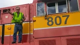 FEC afternoon trains featuring Rare Lashup!