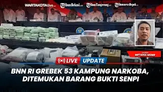 BNN RI Grebek 53 Kampung Narkoba di Indonesia, Ditemukan Barang Bukti Senpi