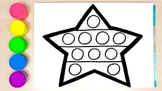 Pop It Coloring Antistress | Draw and Paint