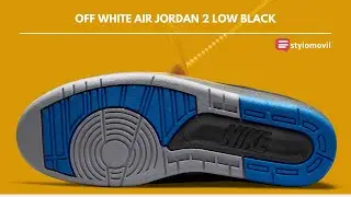 OFF WHITE AIR JORDAN 2 BLACK