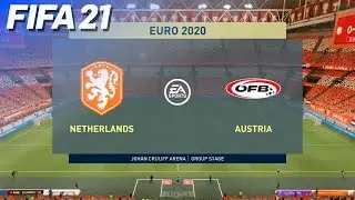 Netherlands vs. Austria - EURO 2020 Prediction | FIFA 21 PS5