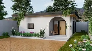 25'x30' (7.5x9 Meters) Small Modern House Design With 2 Bedrooms