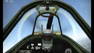 War Thunder - Aerobatics Spitfire Mk.I. Half outside loop.