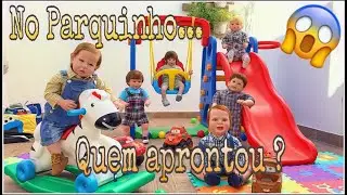 BEB&Ecirc; REBORN APRONTOU NO PARQUINHO ROTINA DA TARDE COM LANCHINHO PAPAI REBORN PETER TOYS