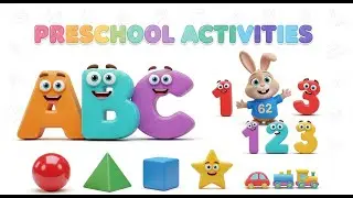 Preschool Learning at Home | Fun Activities for 3 Year Olds ABC Phonics Shape Numbers Colors
