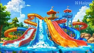 AI animation: Fantasy Theme Park (Celestial Isles)