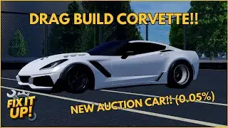Crazy Drag Build C7 Corvette!! (NEW 0.05% Auction Car!)