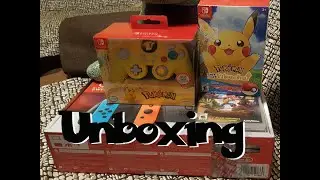 Super Unboxing Nitendo Switch + Control + Lets Go Pikachu