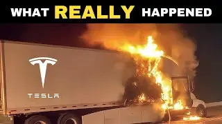 🔥 What Really Happened with the Tesla Semi Fire Crash? Elon Musk is Shocked! 🚚