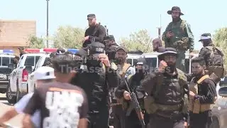 Troops gather in Daraa as Syrian forces clash with Druze militias