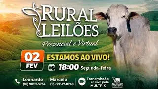 ✅📌 Leil&atilde;o Virtual e Presencial Rural Leil&otilde;es - Patroc&iacute;nio Paulista/SP