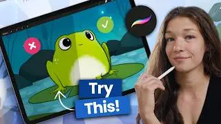 How to add gradients in Procreate (These hacks totally transformed how I draw!)