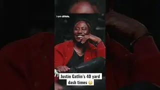 Justin Gatlin&rsquo;s 40 Yard Dash Time 😳😳😳