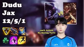 🔥 Dudu Jax Top | Korea Challenger Solo Queue | Patch 25.09 | League of Legends 🔥