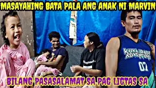 MASAYAHING BATA PALA ANG ANAK NI MARVIN BILANG PASASALAMAT SA PAG LIGTAS SA KANILA🙏🙏🙏🙏
