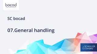 S&C bocad 2025 - 07. General handling