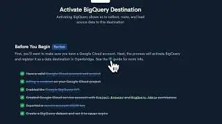 Activate Your BigQuery Data Pipeline in 4 Easy Steps | Openbridge Tutorial