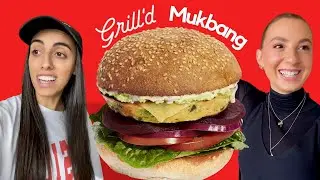 Eat Grill'd With Us | Healthy Burgers Mukbang | Melbourne Australia