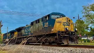 CSX L738-19 with CSXT CW44AH 514 leading with a nice FF RL K5HL on 10/19/2025