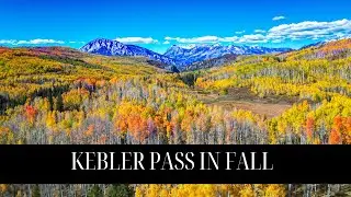 Aerial View of Kebler Pass in the fall 🍁
