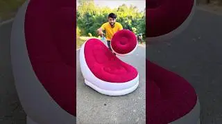 2-Pack PVC Floating Sofa With Footrest Unboxing &ndash; Worth It?🤔