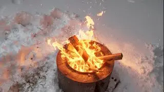 Village Winter Day ❄️ | Sliding on the Snow, Harvesting Mandarins & Family Time