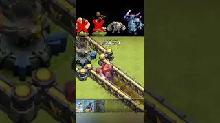 Clash army Vs Trap formation and X bow #shorts #coc #clashofclans