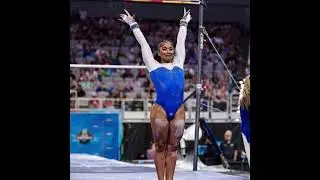 Jordan chiles reaction to sticking the landing says I all #espnw #gameplay #shortvideo
