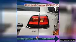 LED Car Taillight For Toyota Land Cruiser 2008-2015 LC100 200 Modified Rear Lamp With Turn Signal Br