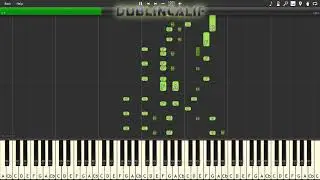 Pokemon HeartGold, SoulSilver - Goldenrod Game Corner Theme Piano Tutorial Synthesia