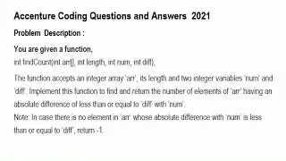 Accenture Python Coding Question - 4 and Answer 2021 