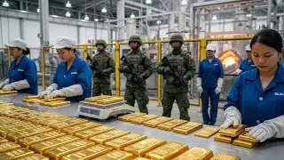 Inside the 24K Gold Factory | From Mining Ore to Pure Gold Bars