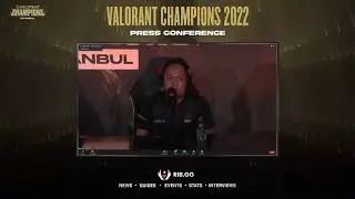 VALORANT Champions 2022 in Istanbul: ZETA DIVISION vs. BOOM Esports Post-Match Press Conferences
