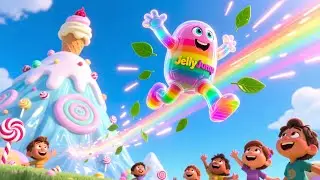JellyJump Fun Fair 🍬🎵 Fun Adventure Song for Kids | Learn Numbers, Colors, ABCs