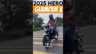 2025 Hero Glamour X | Glamour X Ride #shorts #automobile #hero #bike #glamour #newbike #xtreme125r
