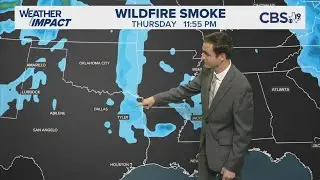 WATCH LIVE: CBS19 Meteorologist Joel Robinson breaks down East Texas heat, impact of wildfire smoke