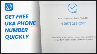 Как получить номер телефона в США БЕСПЛАТНО без VPN &mdash; обучающее видео Dingtone
