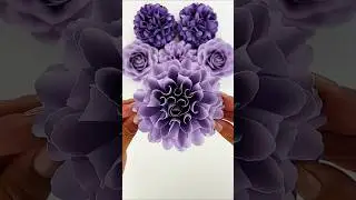Make a BEAUTIFUL Marigold Flower with Paper? #shorts