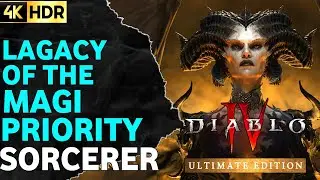 Diablo 4 Legacy of Magi Priority Gameplay| Diablo 4 Legacy of Magi Priority Quest Full Gameplay Sorc