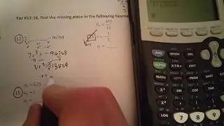 Find missing terms of a geometric sequence #12