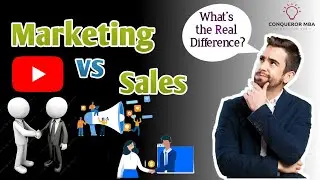 Difference between Sales and Marketing.