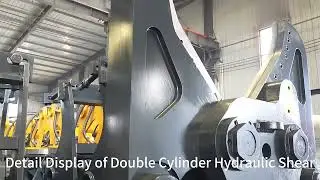Dual Cylinder Excavator Shear &ndash; Heavy-Duty Cutting for Sale!