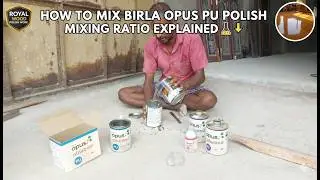 Birla Opus PU Glossy Polish Formula Tamil | Pu Wood Polish Mix