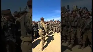 Israeli Army SCREAMS in unity before they go into battle to save the hostages #israel